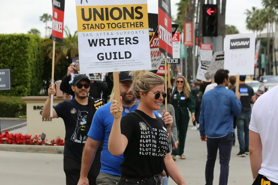writer's strike in Hollywood